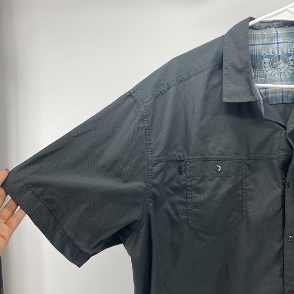 KUHL SHIRT STEALTH Gorpcore outdoor camping casual lightweight snap buttons - Picture 3 of 7